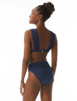 Carmen Marc Valvo Ruched Bikini Top - Solids -Sexy Swimwear Store C2A477 406 alt01 R scaled
