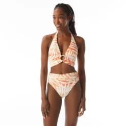 Carmen Marc Valvo Halter Bikini Top - Sun Set Palm -Sexy Swimwear Store C3B097 970 alt02