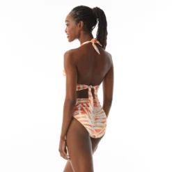 Carmen Marc Valvo Halter Bikini Top - Sun Set Palm -Sexy Swimwear Store C3B097 970 alt03