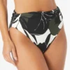 Carmen Marc Valvo High Waist Bikini Bottom - Wild Plumeria