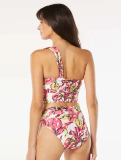 Carmen Marc Valvo One Shoulder Underwire Cropped Bikini Top - Brava Lily -Sexy Swimwear Store C4J226 618 alt01 scaled
