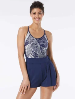 Beach House Sport Swell Swim Romper - Paradise Palm