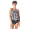 Beach House Audrey Blouson Tankini Top - Bay Dreaming