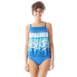 Beach House Audrey Blouson Tankini Top - Under The Border Walk