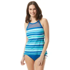 Beach House Exhilarate High Neck Tankini Top - On The Horizon