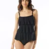 Beach House Swim Jane Ruffle Tiered Tankini Top - Crochet Soleil