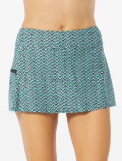 Beach House Swim Emma Pull On Swim Skort - Vineyard Floral