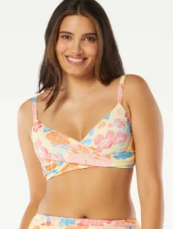 Beach House Swim Christa Wrap Underwire Bikini Top - Newport Floral -Sexy Swimwear Store H98784 970 alt02 scaled
