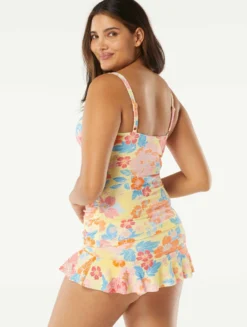 Beach House Swim Christa Wrap Underwire Tankini Top - Newport Floral -Sexy Swimwear Store H98786 970 alt01 scaled