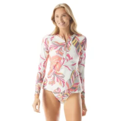 Beach House Swim Eden Logo Zip Front Rash Guard - Captiva