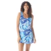 Beach House Style Madison Sleeveless Skort Romper - Sanibel Floral