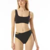 MICHAEL Michael Kors Logo Chain Bikini Top - Signature Solids