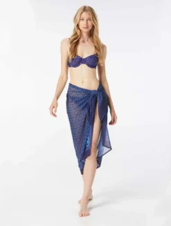 MICHAEL Michael Kors Pareo Cover Up - Signature Logo