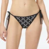MICHAEL Michael Kors String Bikini Bottom - Empire Logo
