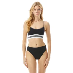 MICHAEL Michael Kors Racerback Bikini Top - Color Block