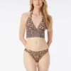 MICHAEL Michael Kors Halter Bikini Top - Wildcat