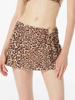 MICHAEL Michael Kors Logo Ring Cover Up Skirt - Wildcat