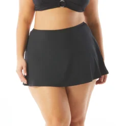 MICHAEL Michael Kors Plus Size Skirted Bottom - Iconic Solids