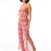 Coco Contours Aflutter Side Slit Cover Up Pants - Summer Crochet