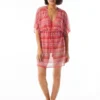 Coco Contours Breeze V-Neck Caftan Cover Up - Summer Crochet