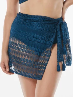 Coco Contours Pacific Sarong Swim Skirt - Crochet