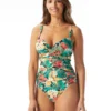 Coco Reef Enrapture Bra Sized Underwire One Piece Swimsuit - Passion Flower