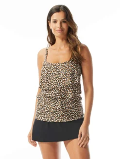 Coco Reef Aura Ruffle Bra Sized Underwire Tankini Top - Wild Cheetah -Sexy Swimwear Store U27075 006 alt02 R scaled