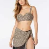 Coco Reef Entice Fringe Sarong Cover Up - Wild Cheetah