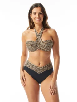 Coco Reef Five Way Bra Sized Underwire Bikini Top - Ikat Stripe -Sexy Swimwear Store U30988 006 alt01 R scaled