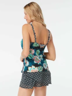 Coco Reef Ultra Fit Bra Sized Underwire Tankini Top - Tropical Lotus -Sexy Swimwear Store U35685 006 alt09 scaled