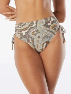 Coco Reef Inspire Shirred High Waist Bottom - Imperial Paisley