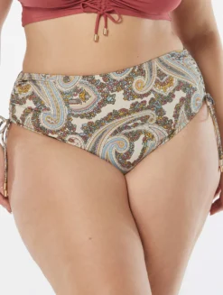 Coco Reef Inspire Shirred High Waist Bottom - Imperial Paisley -Sexy Swimwear Store U44463 970 alt03 scaled