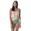 Coco Reef Stella Tie Side Underwire Tankini Top - Monaco