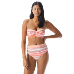 Coco Reef Five Way Bra Sized Underwire Bikini Top - Paloma Stripe -Sexy Swimwear Store U74988 816 alt04