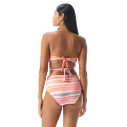 Coco Reef Five Way Bra Sized Underwire Bikini Top - Paloma Stripe -Sexy Swimwear Store U74988 816 alt07