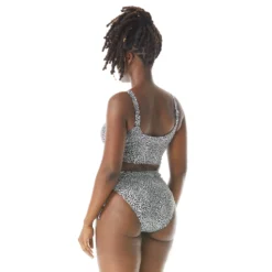 Coco Reef Elevate Bra Sized Shirred Underwire Bikini Top - St. Tropez Leopard -Sexy Swimwear Store U80461 006 alt02