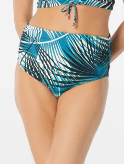 Coco Reef Impulse High Waist Rollover Bikini Bottom - Endless Summer Palm