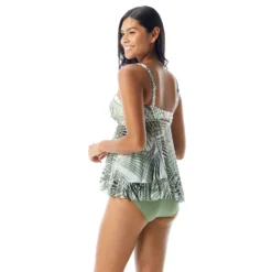 Coco Reef Allure Bra Sized Mesh Underwire Tankini Top - Endless Summer Palm -Sexy Swimwear Store U84220 970 alt07