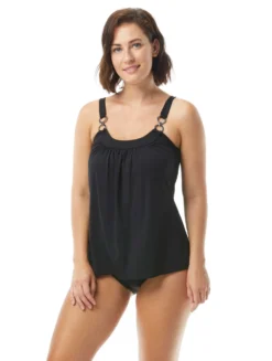 Coco Reef Ultra Fit Bra Sized Underwire Tankini Top - Classic Solids
