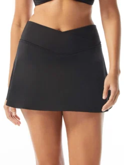 Coco Reef Serene Cross Over Swim Skort - Classic Solids