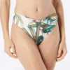 Vince Camuto High Leg Twist Front Bikini Bottom - Rainforest