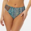 Vince Camuto High Leg Bikini Bottom - Abstract Animal