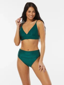 Vince Camuto Ribbed Bikini Top - Rib Texture