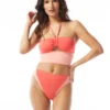 Vince Camuto Bandeau Crop Bikini Top - Sun Block
