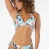 Coco Reef Optima Bra Sized Underwire Halter Bikini Top - Paradise Floral